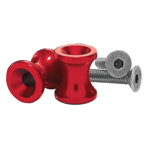 Carretes basculantes rojos HONDA CBR / KAWASAKI NINJA / SUZUKI GSXR Vortex SP526R 8 mm - Imagen 1 de 1